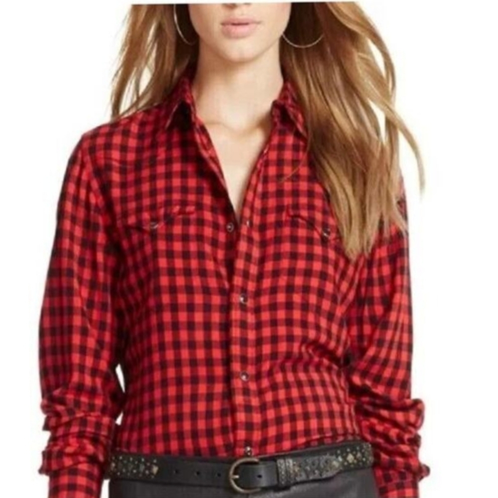 Polo Ralph Lauren Buffalo Check Western Shirt